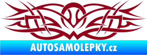 Samolepka Tetování 030 bordó vínová