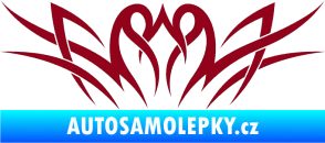 Samolepka Tetování 032 bordó vínová