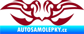 Samolepka Tetování 066 bordó vínová