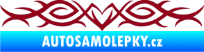 Samolepka Tetování 073 bordó vínová