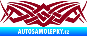 Samolepka Tetování 076 bordó vínová
