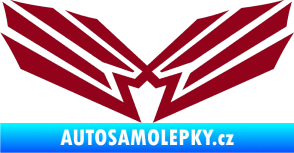 Samolepka Tetování 077 bordó vínová
