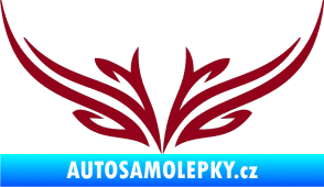 Samolepka Tetování 091 bordó vínová