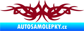 Samolepka Tetování 108 bordó vínová