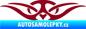 Samolepka Tetování 128 bordó vínová