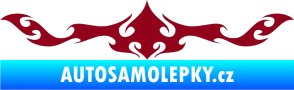 Samolepka Tetování 132 bordó vínová