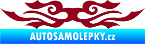 Samolepka Tetování 134 bordó vínová