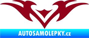 Samolepka Tetování 136 bordó vínová