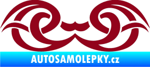 Samolepka Tetování 137 bordó vínová