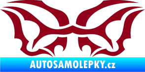 Samolepka Tetování 138 bordó vínová
