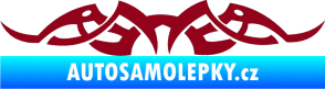 Samolepka Tetování 141 bordó vínová