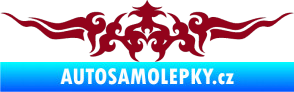 Samolepka Tetování 142 bordó vínová