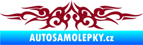 Samolepka Tetování 143 bordó vínová