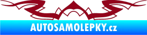 Samolepka Tetování 145 bordó vínová
