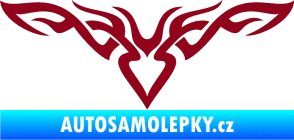 Samolepka Tetování 147 bordó vínová