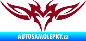 Samolepka Tetování 150 bordó vínová