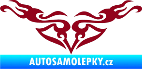Samolepka Tetování 153 bordó vínová