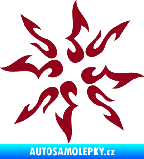 Samolepka Tetování 159 bordó vínová