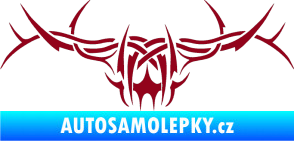 Samolepka Tetování 192 bordó vínová