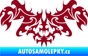 Samolepka Tetování 193 bordó vínová