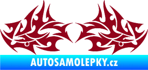 Samolepka Tetování 198 bordó vínová
