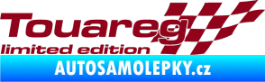 Samolepka Touareg limited edition pravá bordó vínová
