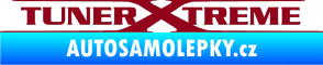 Samolepka Tuner extreme plny bordó vínová