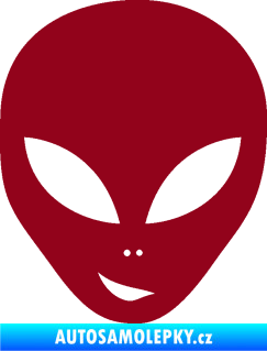 Samolepka UFO 003 levá bordó vínová