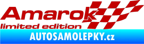 Samolepka Amarok limited edition pravá tmavě červená