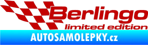 Samolepka Berlingo limited edition levá tmavě červená