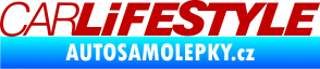 Samolepka Car Life Style tmavě červená