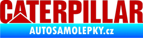 Samolepka Caterpillar - jedna barva tmavě červená