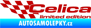 Samolepka Celica limited edition levá tmavě červená