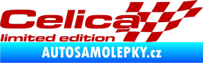 Samolepka Celica limited edition pravá tmavě červená