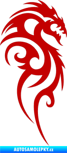 Samolepka Dragon 016 pravá tmavě červená