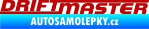 Samolepka Drift master nápis tmavě červená