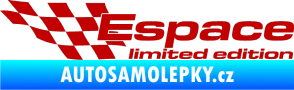 Samolepka Espace limited edition levá tmavě červená