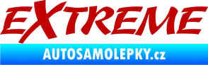 Samolepka Extreme 003 tmavě červená