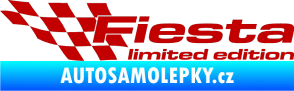 Samolepka Fiesta limited edition levá tmavě červená