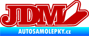 Samolepka JDM 001 symbol tmavě červená