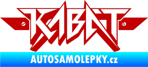 Samolepka Kabát 003 tmavě červená