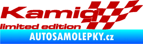 Samolepka Kamiq limited edition pravá tmavě červená
