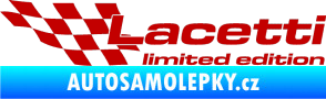 Samolepka Lacetti limited edition levá tmavě červená