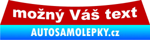 Samolepka Lada 2101 - přední tmavě červená