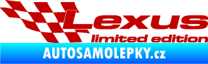 Samolepka Lexus limited edition levá tmavě červená