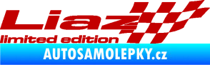 Samolepka Liaz limited edition pravá tmavě červená