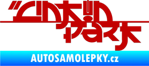 Samolepka Linkin Park 003 tmavě červená