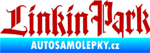 Samolepka Linkin Park 004 tmavě červená