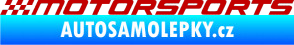 Samolepka Motorsports 001 tmavě červená