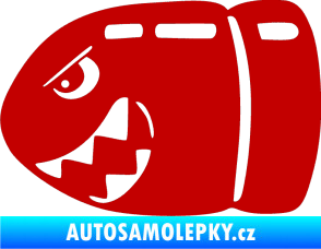Samolepka Náboj 002 levá tmavě červená